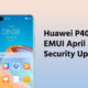 Huawei P40 Pro April 2024 security update